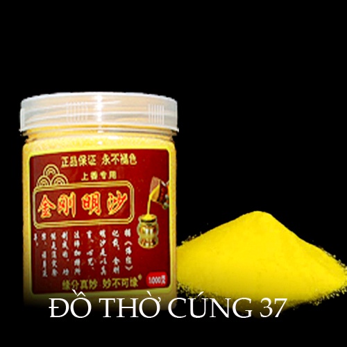 CÁT VÀNG KIM SA ĐỂ TRONG BÁT HƯƠNG
