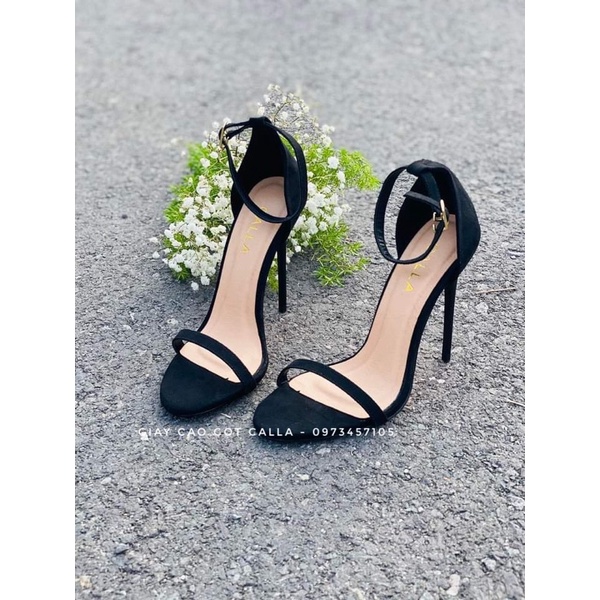sandal 2 dây ngang Calla - cao 7-9-11-12cm