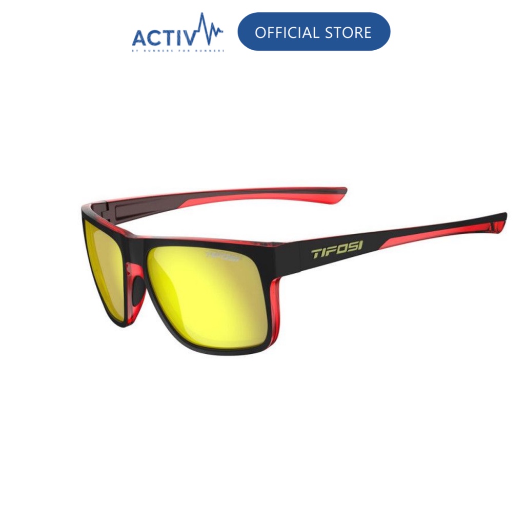 Kính mát thể thao unisex, kính chạy bộ TIFOSI Swick Crimson Raven