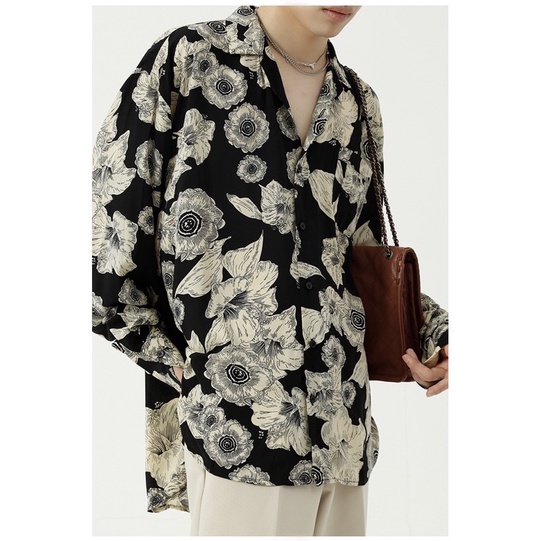Áo Sơ Mi Lụa Flower Lilies