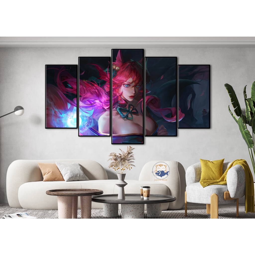 Tranh Dán Tường Decor Góc Gaming LOL Spirit Blossom - Liên Minh Huyền Thoại 2