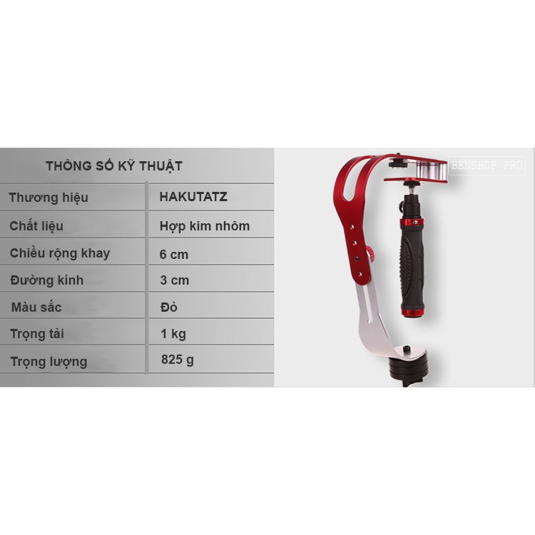 Tay quay phim chống rung cho máy ảnh và điện thoại SLR GOPRO | BigBuy360 - bigbuy360.vn