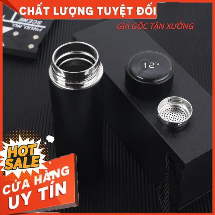 [FREESHIP-HÀNG TỐT] Bình Giữ Nhiệt 500ml Nắp Cảm Ứng Nhiệt Độ Inox 304 Cao cấp