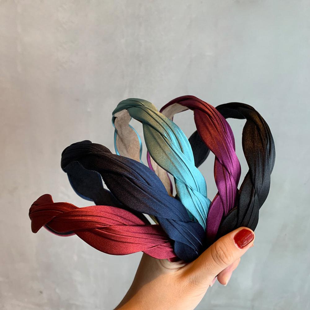 Băng Đô Gợn Sóng DANILO Ngọt Ngào Cho Nữ|Khăn Trùm Đầu Bằng Lụa Satin Chất Lượng Cao