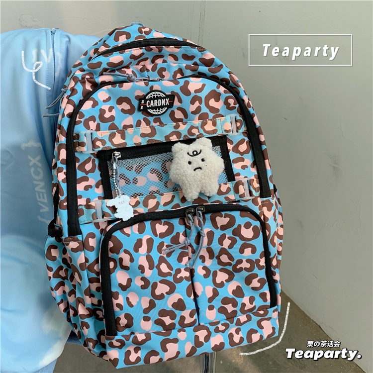Balo nam nữ đi học du lịch cá tính thời trang unisex giá rẻ size lớn B285 lưới car