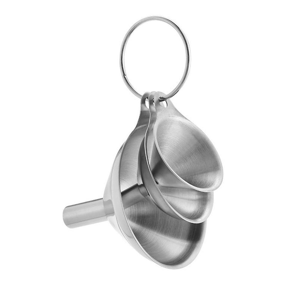 Set 3 Phễu Bằng Thép Không Gỉ Đa Năng Tiện Dụng