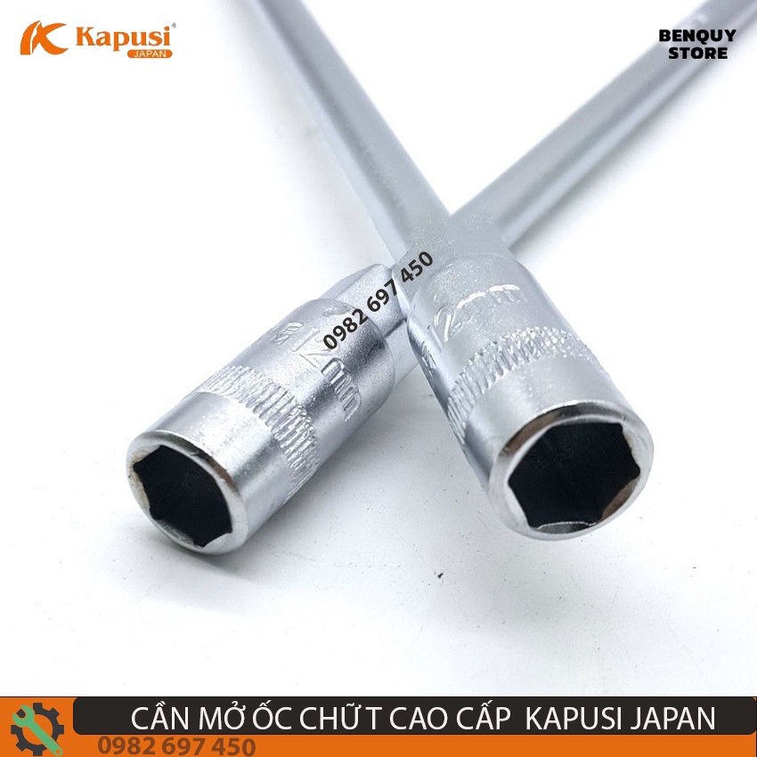 CẦN MỞ ỐC CHỮ T - CẦN TÊ NHẬT BẢN - TUÝP MỞ ỐC CHỮ T KAPUSI JAPAN CỠ 7MM. ĐỘ BỀN CAO