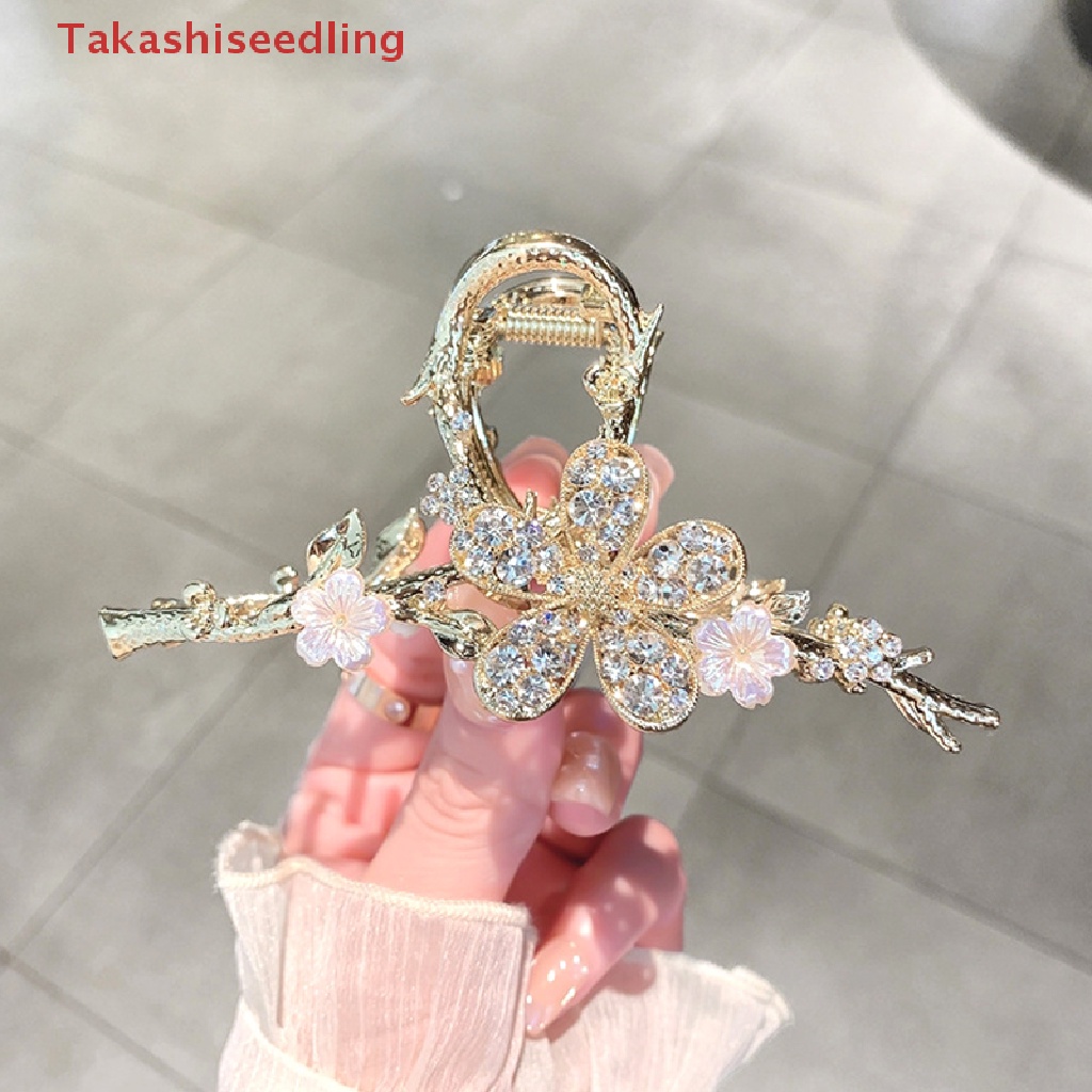 (Takashiseling) Kẹp Tóc Tua Rua Đính Đá Ngọc Trai / Sao Biển / Cá Mập