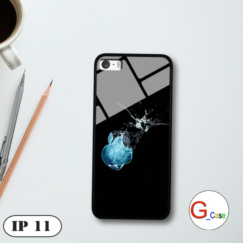 Ốp lưng kính 3D IPhone 5/ 5S/ 5SE