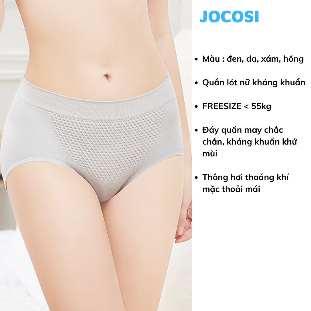 Quần lót nữ cotton kháng khuẩn cute đẹp ôm trọn vòng 3 quyến rũ JOCOSI L011