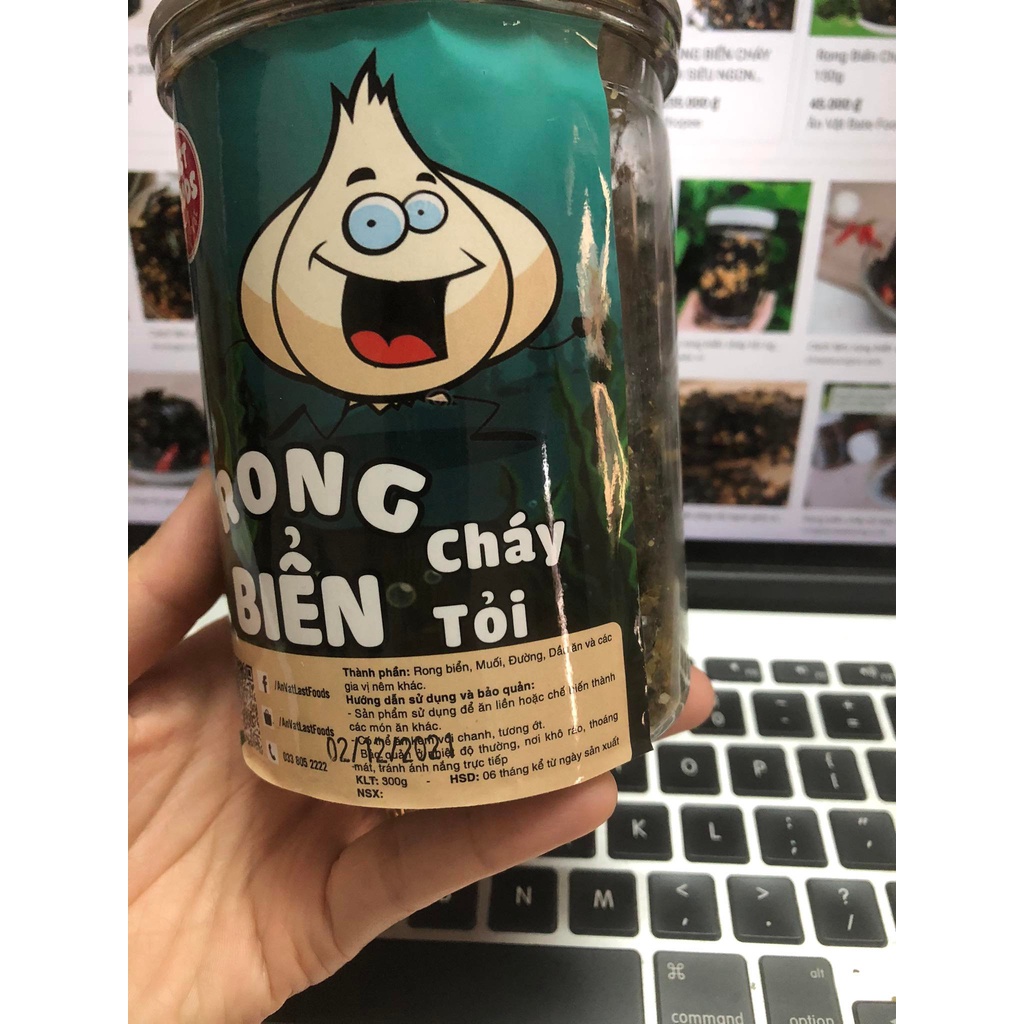 Rong biển cháy tỏi - ăn vắt tiện lợi | BigBuy360 - bigbuy360.vn