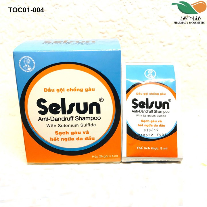 [combo 10 gói] Selsun dầu gội chống gàu chính hãng