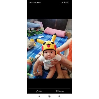Nón len handmade PIKACHU dễ yêu