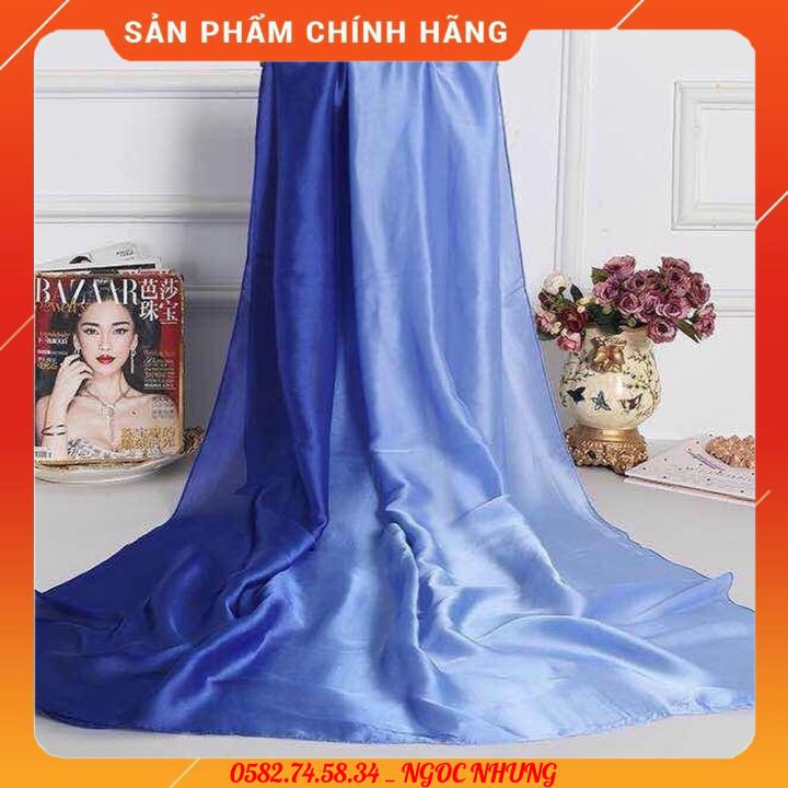 [MẪU 2021] Khăn Choàng Lụa Tơ Tằm Sống Kích thước 90 x 180cm chất khăn siêu nhẹ, siêu mềm, và siêu mát