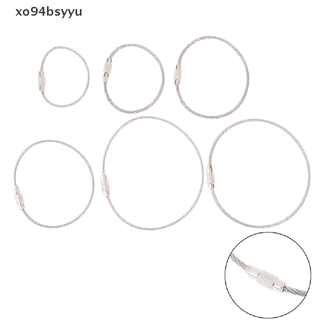 Set 20 Dây Móc Chìa Khóa Bằng Thép Không Gỉ Xo94Bsyu