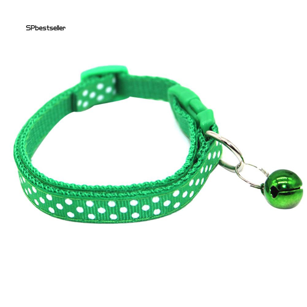 Vòng cổ họa tiết chấm bi xinh xắn cho thú cưng