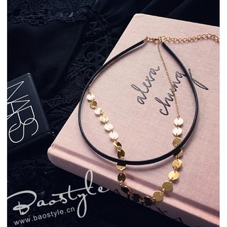 Vòng cổ choker 2 tầng cá tính