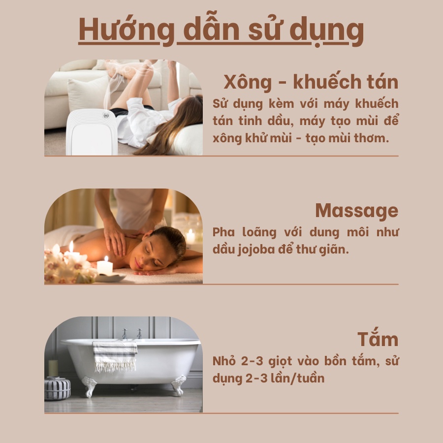 Tinh dầu sả chanh 10ml, 50ml iCHARMvn - không chất tạo mùi, nguyên chất 100%