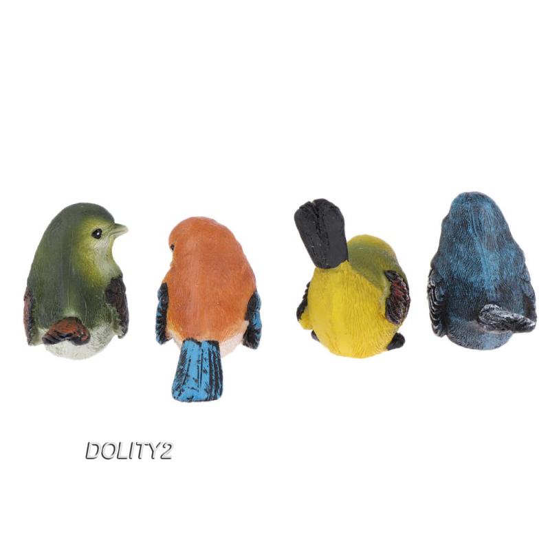 Set 2 / 4 Chú Chim Nhỏ Dễ Thương Trang Trí Nhà Cửa