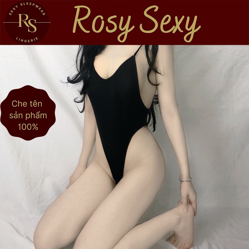 Đồ ngủ nữ dáng jumsuit màu đen gợi cảm LG21807