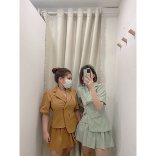 SET VEST MINT NÂU