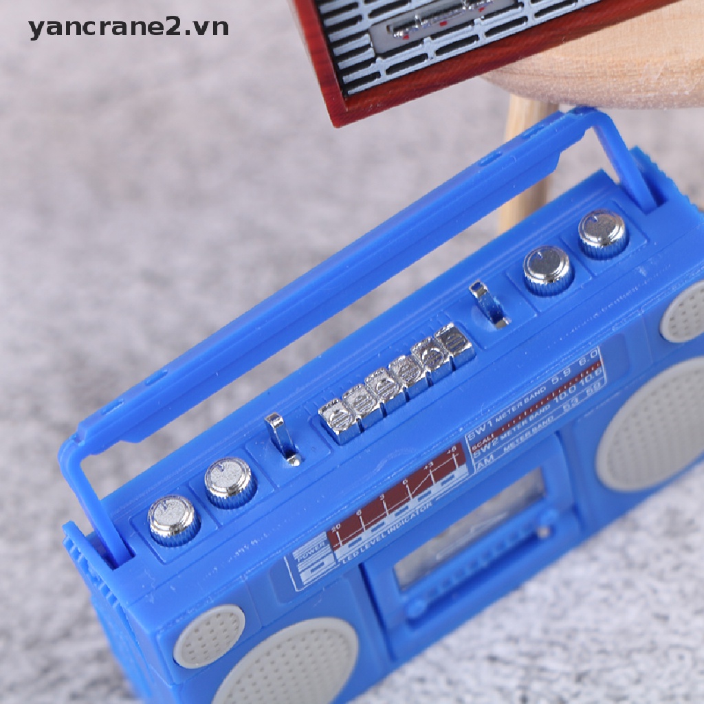 Mô Hình radio Đồ Chơi Mini Hoài Niệm Trang Trí Nhà Búp Bê {yancrane2.vn}