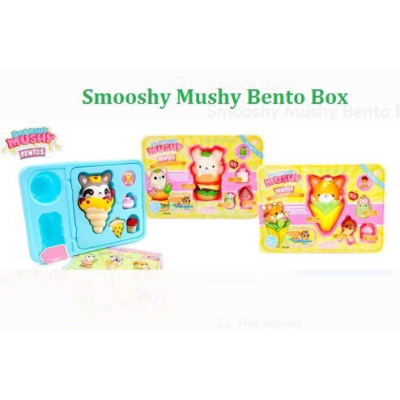 Set đồ chơi khay bento Smooshy Mushy Mỹ