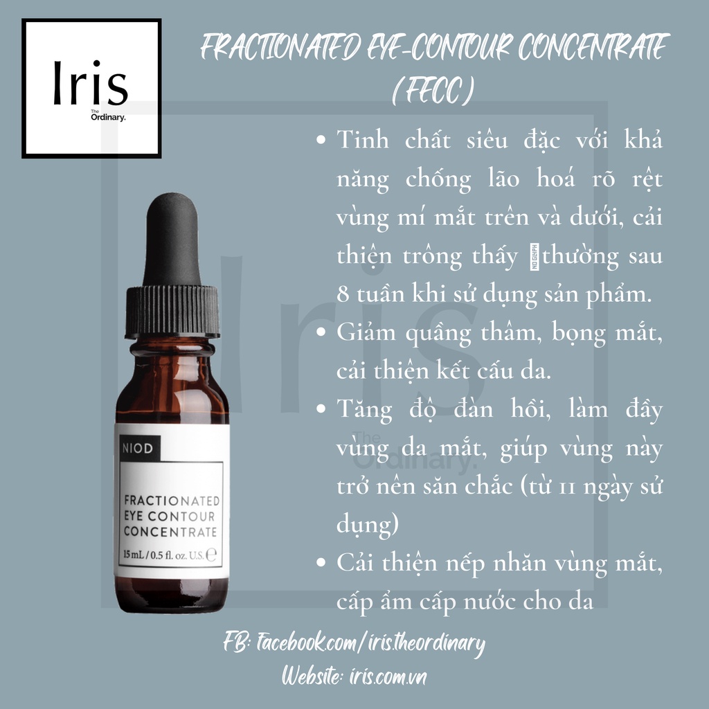 (BILL HÃNG) Tinh chất dưỡng mắt siêu đặc Fractionated Eye-Contour Concentrate (FECC)