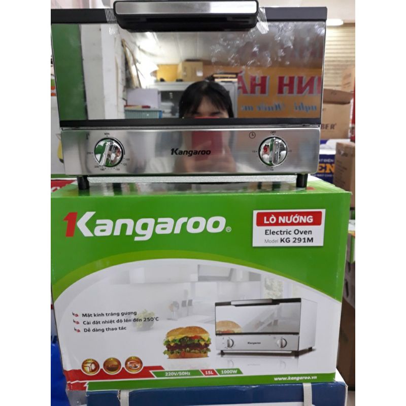 Lò nướng kangaroo kg291M dung tích 15 lít, bảo hành 12 tháng