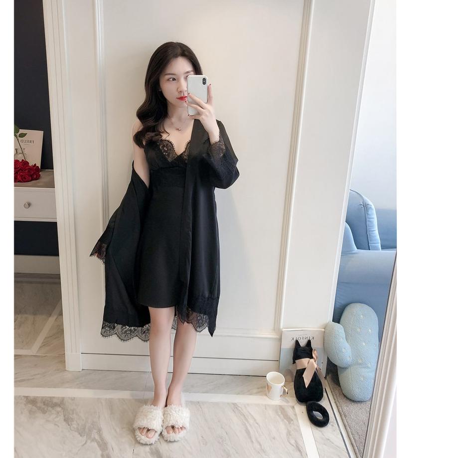 Quảng Cáo 1.1 (RA-1291)|Áo Choàng Ngủ/ Áo Choàng Kimono Lụa 2 Trong 1 Loại 1910 / Sesingan / Áo Choàng Ngủ | BigBuy360 - bigbuy360.vn