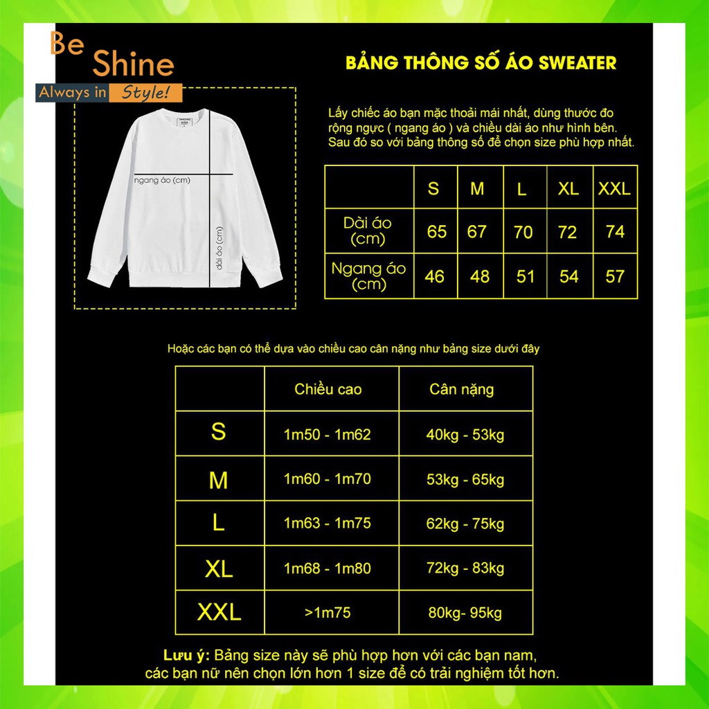 Áo Sweater Phản Quang 7 màu GC.T In Chữ Given chy Áo Nỉ Nam Nữ Dài tay Unisex in hiệu ứng Hologram [KIS OFFICIAL]