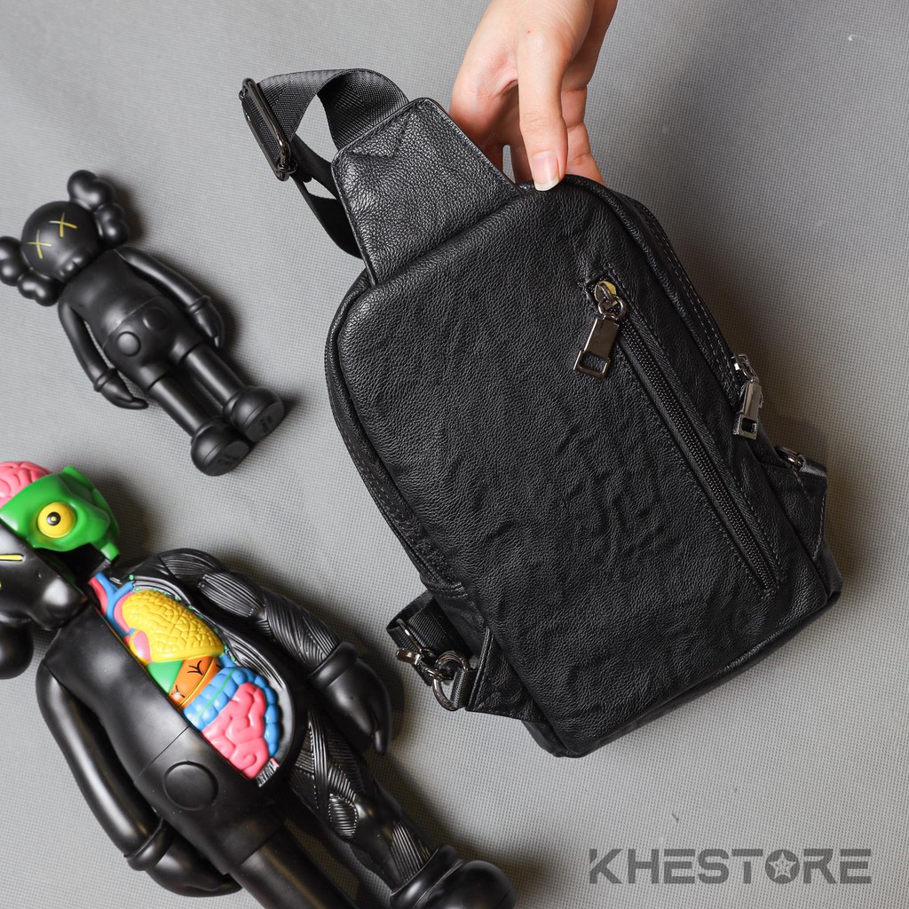 Túi Đeo Chéo Nam Khestore 9139 Trước Ngực Da Cao Cấp  Phong Cách Thể Thao Thời Trang Hàn Quốc | BigBuy360 - bigbuy360.vn