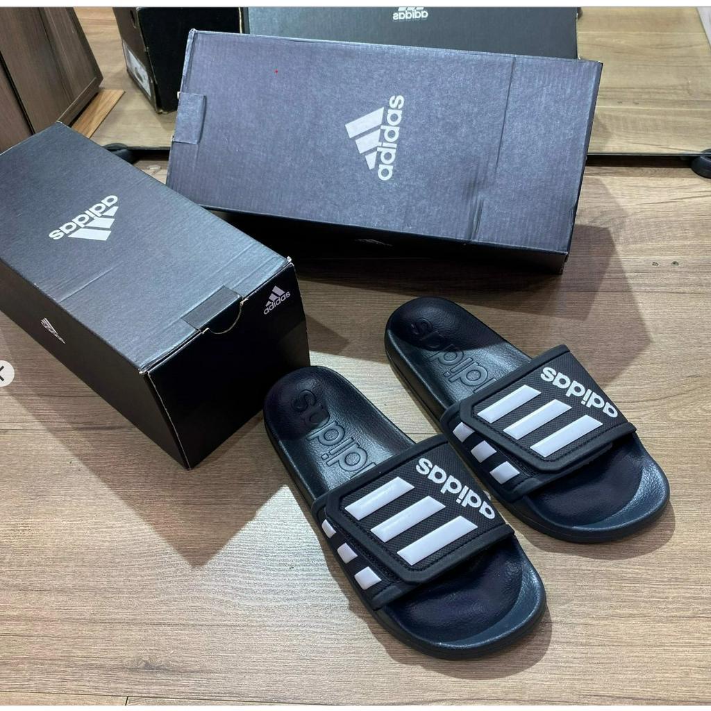 [CHÍNH HÃNG] Dép Adidas TND - Màu Đen Sọc Trắng *code: GZ5933*