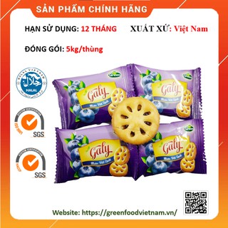 Hộp 300g Bánh Galy nhân mứt việt quất, hàng Việt Nam xuất khẩu, giòn ngon hòa quyện