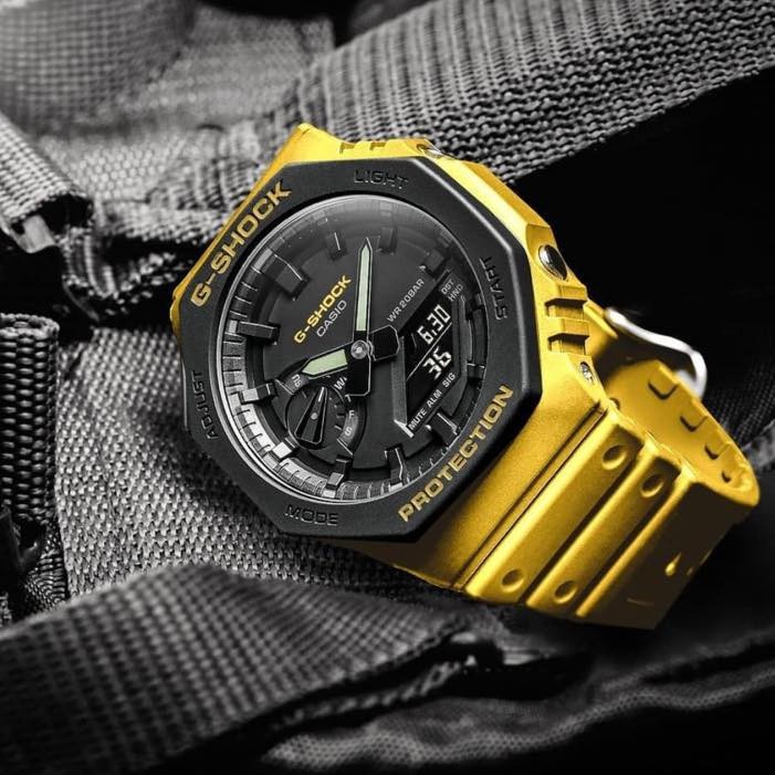 Đồng Hồ Casio Nam Dây Nhựa GSHOCK GA-2110SU-9A Chính Hãng