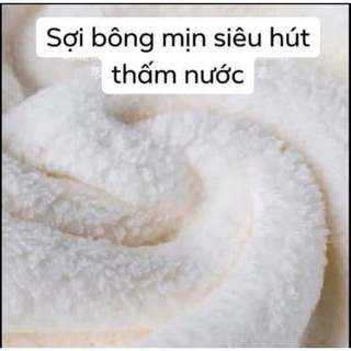 khăn quấn khô tóc