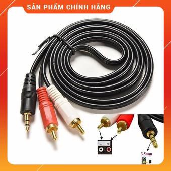 Dây loa 3.5mm sang 2 đầu hoa sen 3m dailyphukien