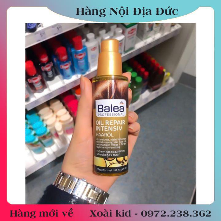 [auth] Tinh dầu dưỡng tóc Balea phục hồi tóc khô, hư tổn và chẻ ngọn -Nội địa Đức Đủ Bill [Hot]