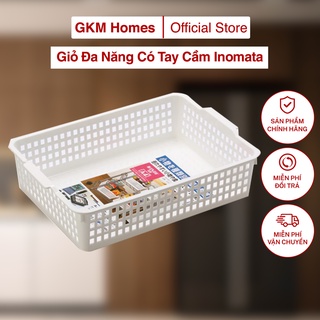 Rổ Đựng Đồ Đa Năng Inomata Nhật Bản Đủ Kích Thước (Trắng)