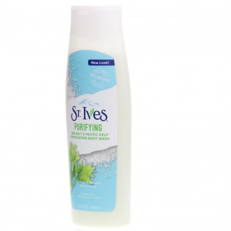 Sữa Tắm Muối Biển St. Ives Purifying Sea Salt Body Wash 400ml