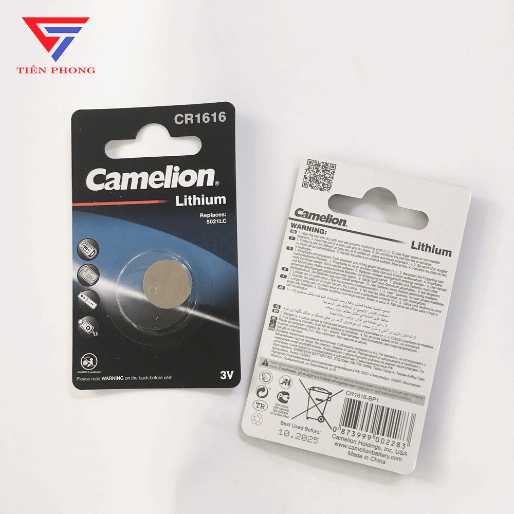 Pin cúc áo CR1616 Camelion Lithium 3V chính hãng giá rẻ