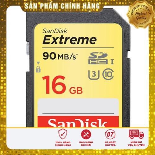 Thẻ nhớ Máy Ảnh SD SanDisk Extreme U3 4K 90MB/s 64GB -> 16GB . Tốc độ cao | BigBuy360 - bigbuy360.vn
