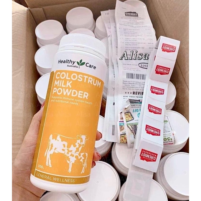 Sữa non Colostrum milk powder của Healthy care dạng bột 300g - ALISA