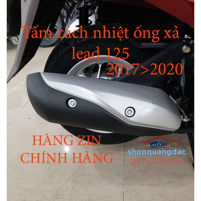 ốp bô Tấm cách nhiệt ống xả xe LEAD 125 ( 2017&gt;2020 ) chính hiệu HONDA