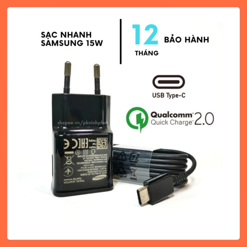 Bộ Sạc Nhanh Samsung S8 Note 8 S9 Note 9 Chính Hãng