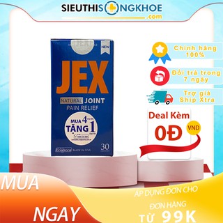 JEX MAX MẪU MỚI - Viên uống hỗ trợ điều trị viêm khớp, bổ khớp, tái tạo sụn khớp
