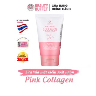 Sữa rửa mặt kiểm soát nhờn Beauty Buffet Scentio Pink Collagen 100ml - Mỹ Phẩm Chính Hãng Thái Lan