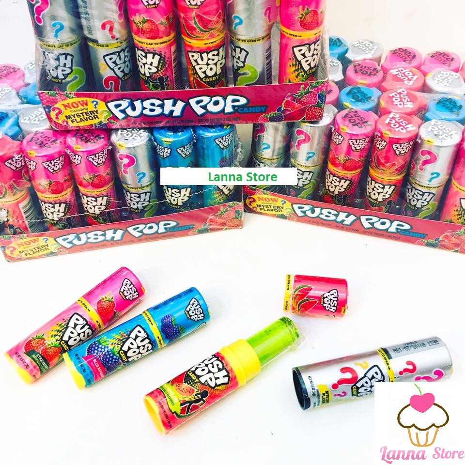 Kẹo son Push Pop loại nhỏ 14g - Mỹ