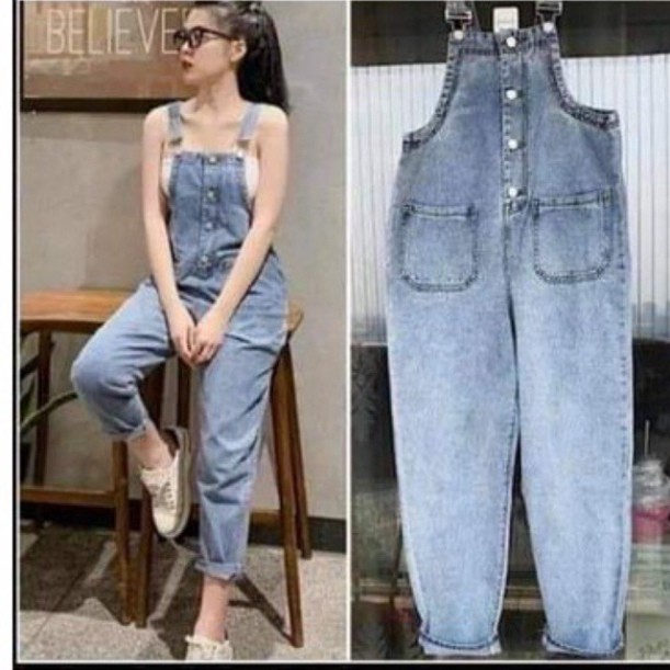 [ Mã FAGREEN55 giảm 10% tối đa 30K đơn 99K] Yếm bò bốn cúc DH0421