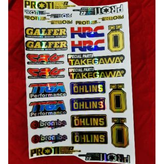 Tem nhỏ  trang trí ohlins